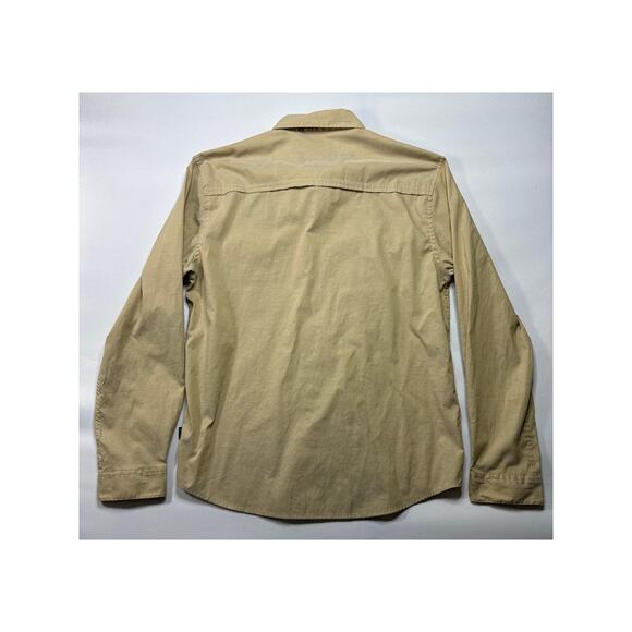 Howler Bros Gaucho Frigates Bird Men's Pearl Snap Tan Shirt - Size M - Picture 3 of 4